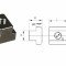 Aluminium T-slot nut with M12 thread for 14mm slots Aluminium T-slot nut with M12 thread for 14mm slots